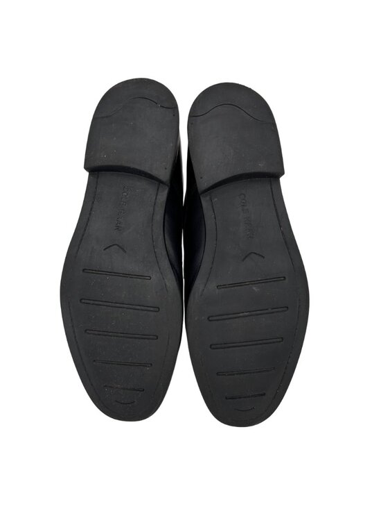 COLE HAAN BLACK TIE LEATHER LOAFER DRESS SHOES - 12M main image 8